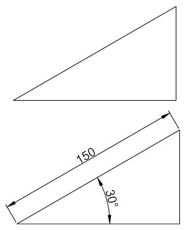 autocad draw line at angle